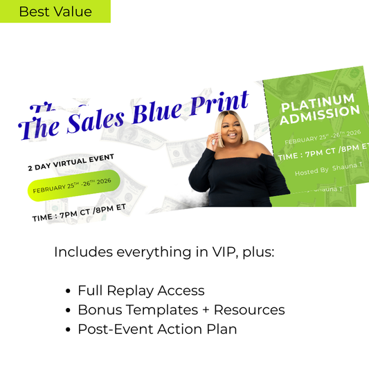 Sales Blueprint Platinum Access